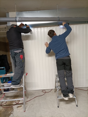 Pose de porte de garage basculante - Da Rosa Menuiserie - Nîmes